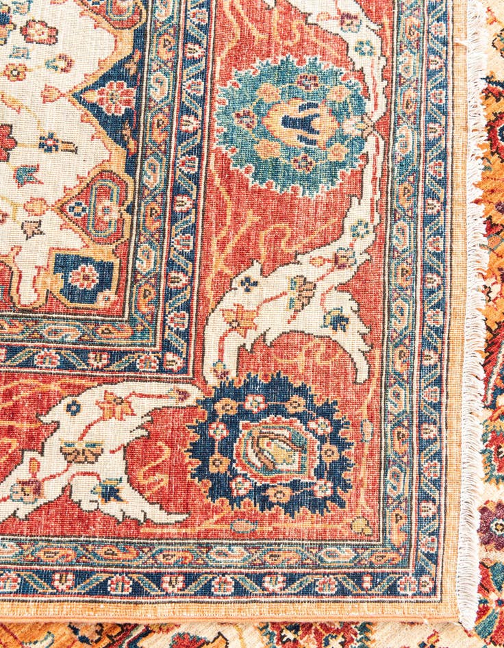 Detail image of 5' 9 x 8'  Hand Knotted Ariana Ziegler Rug