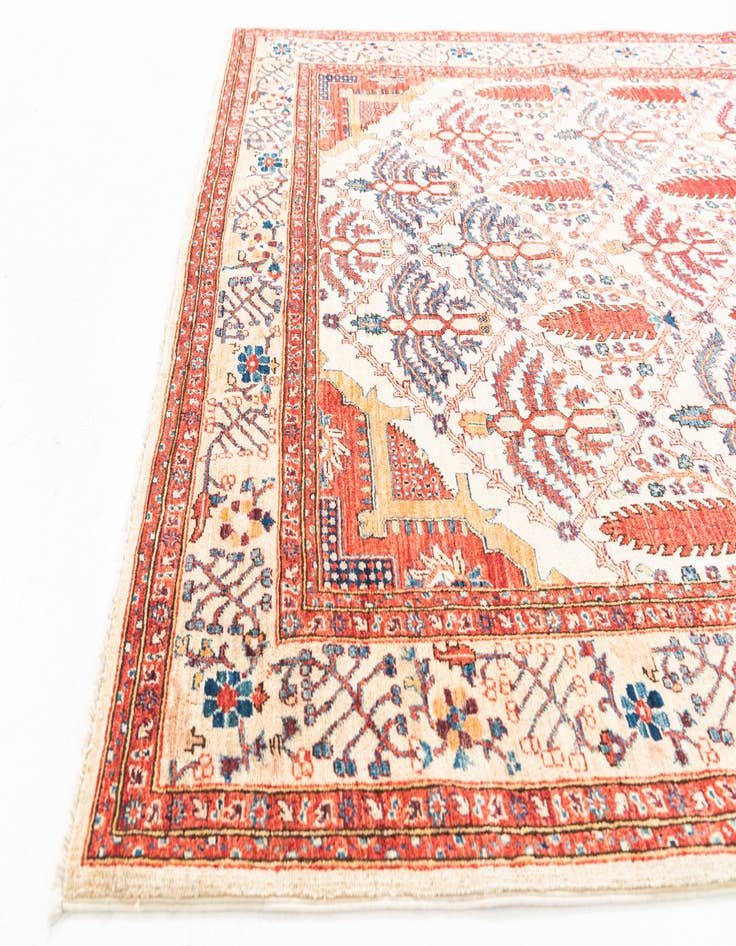 Detail image of 4' 10 x 6' 5  Hand Knotted Ariana Ziegler Oriental Rug