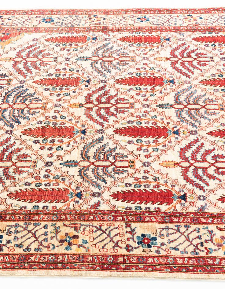 Detail image of 4' 10 x 6' 5  Hand Knotted Ariana Ziegler Oriental Rug