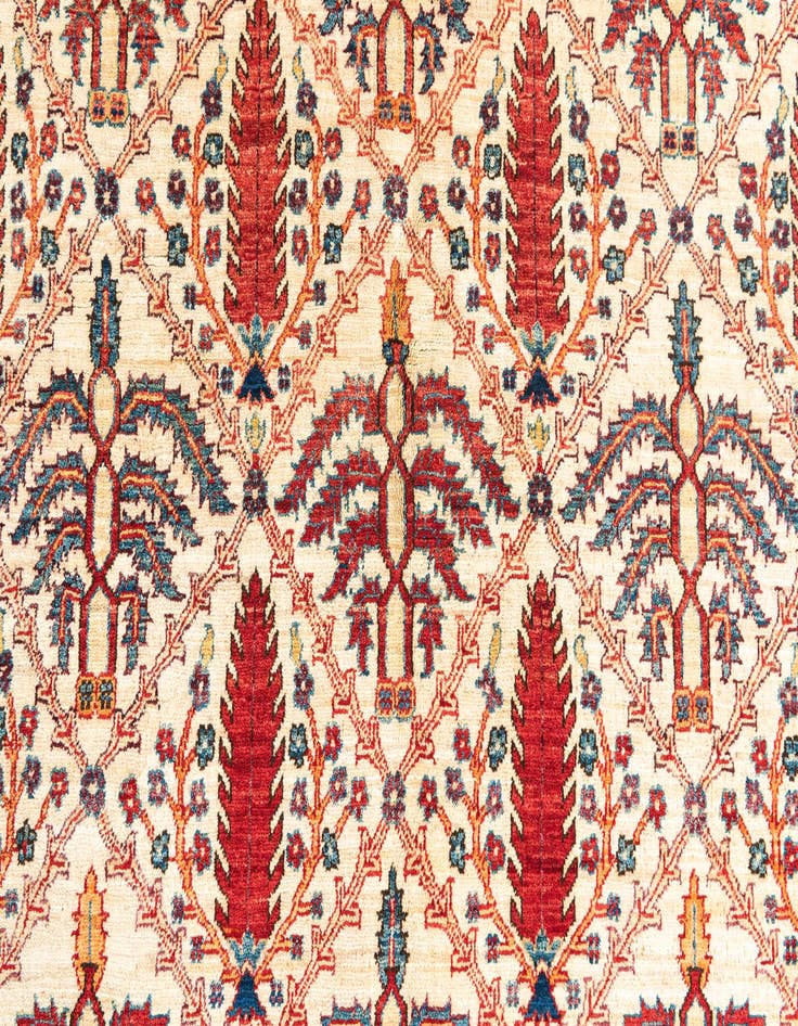 Detail image of 4' 10 x 6' 5  Hand Knotted Ariana Ziegler Oriental Rug