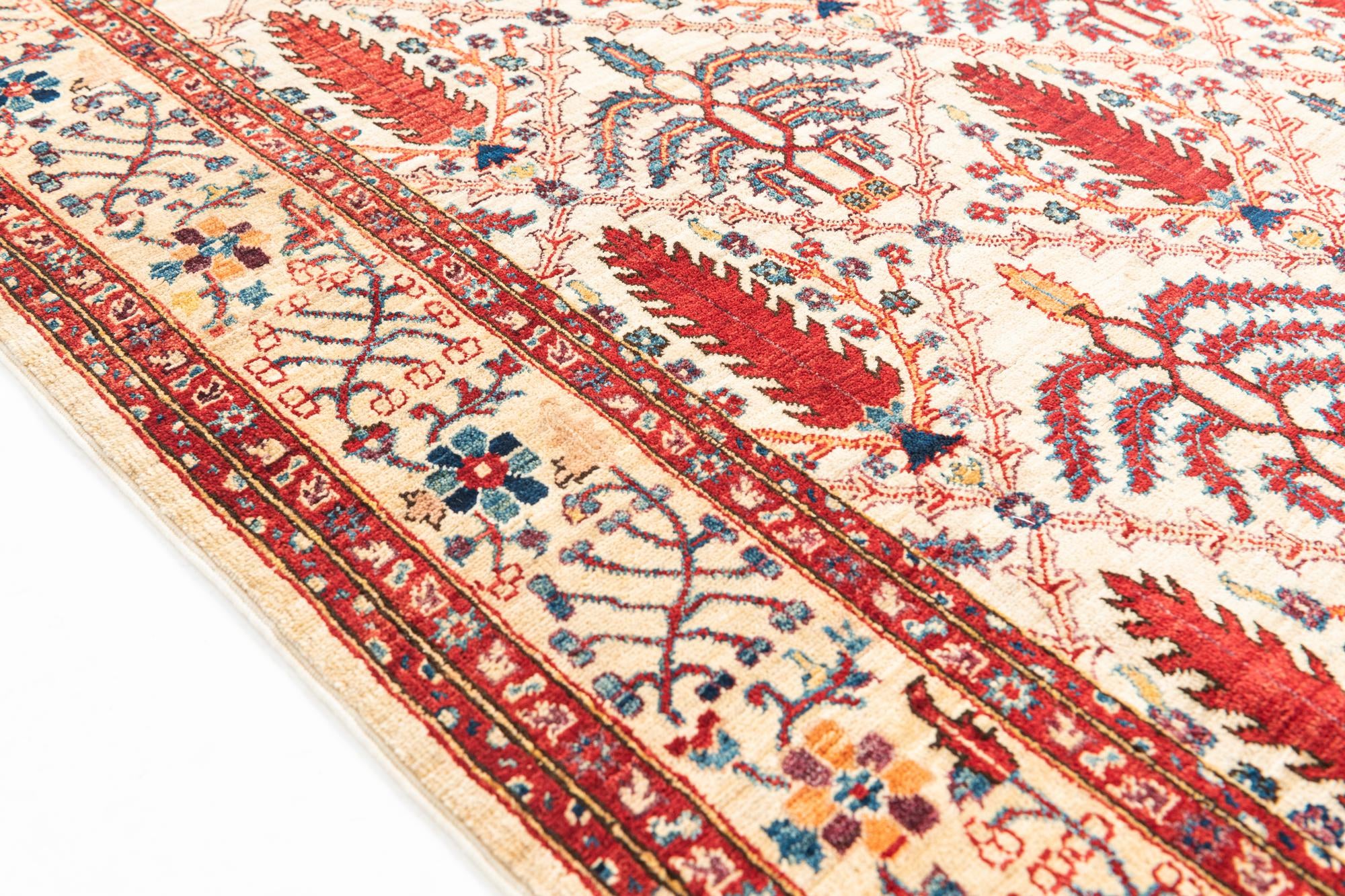 4' 10 x 6' 5 Hand Knotted Ariana Ziegler Oriental Rug
