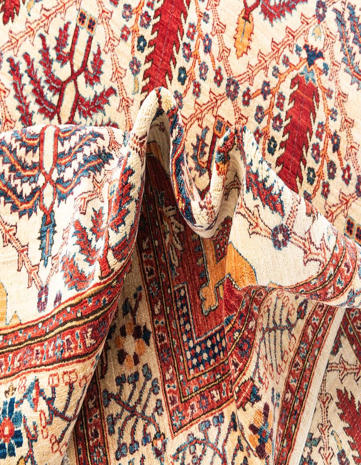 Detail image of 4' 10 x 6' 5  Hand Knotted Ariana Ziegler Oriental Rug