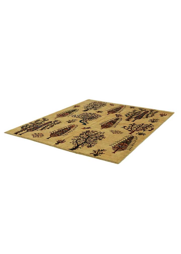 5' 1 x 6' 4 Hand Knotted Ariana Ziegler Rug