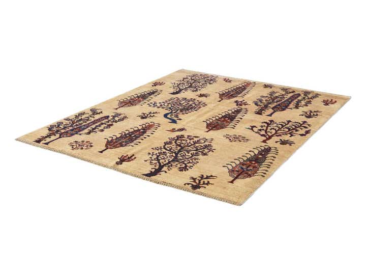 5' 1 x 6' 4 Hand Knotted Ariana Ziegler Rug