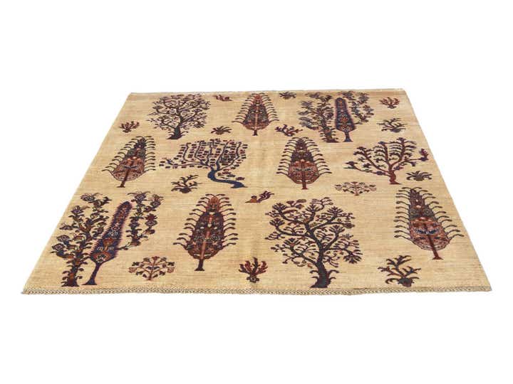 5' 1 x 6' 4 Hand Knotted Ariana Ziegler Rug