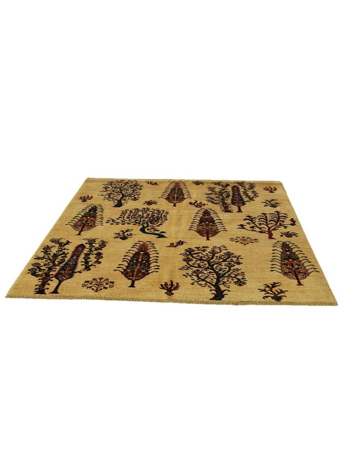 Detail image of 5' 1 x 6' 4 Hand Knotted Ariana Ziegler Rug