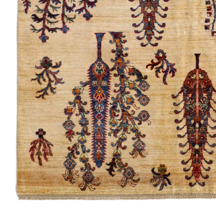 Detail image of 5' 1 x 6' 4 Hand Knotted Ariana Ziegler Rug