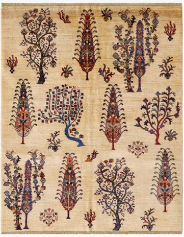 5' 1 x 6' 4 Hand Knotted Ariana Ziegler Rug
