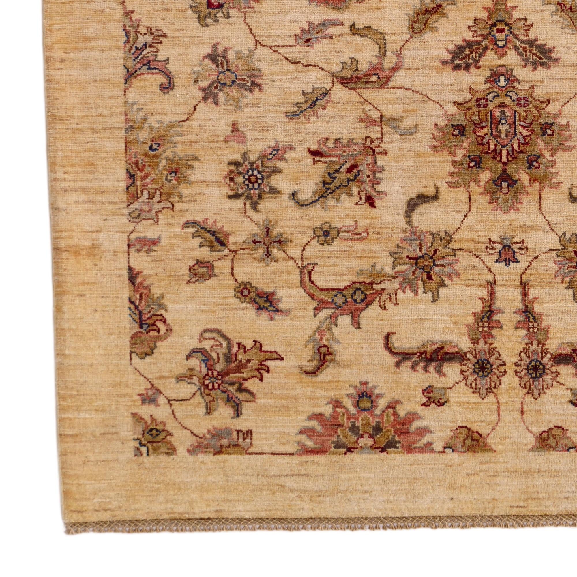 5' 2 x 6' 5 Hand Knotted Ariana Ziegler Rug