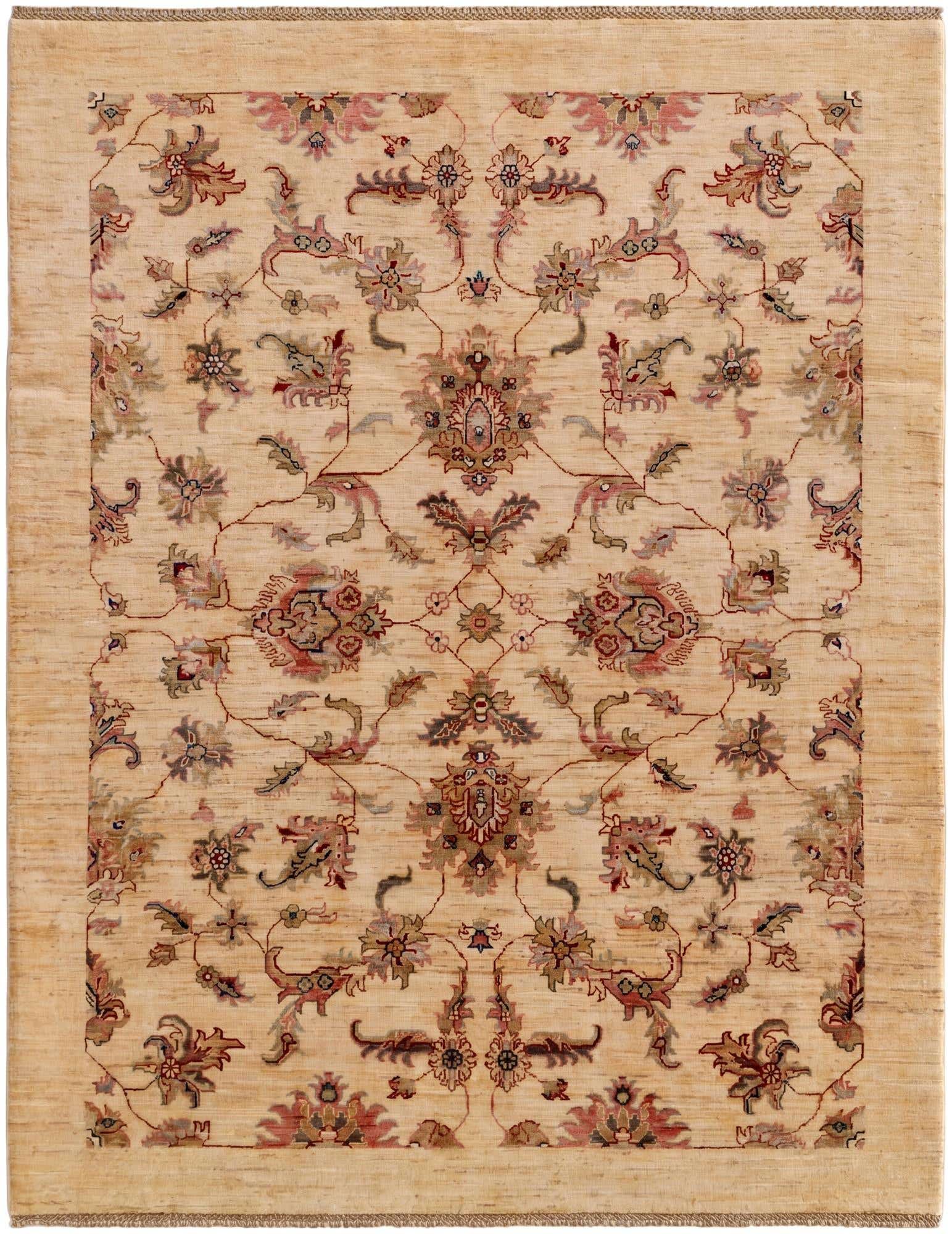 5' 2 x 6' 5 Hand Knotted Ariana Ziegler Rug