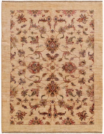 5' 2 x 6' 5 Hand Knotted Ariana Ziegler Rug