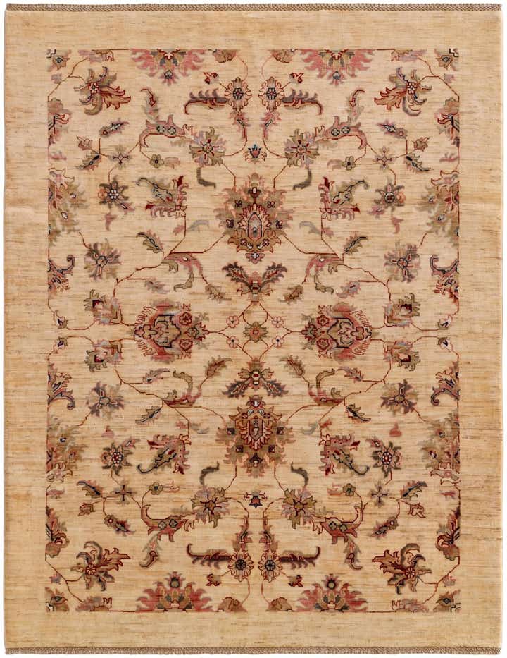 5' 2 x 6' 5 Hand Knotted Ariana Ziegler Rug