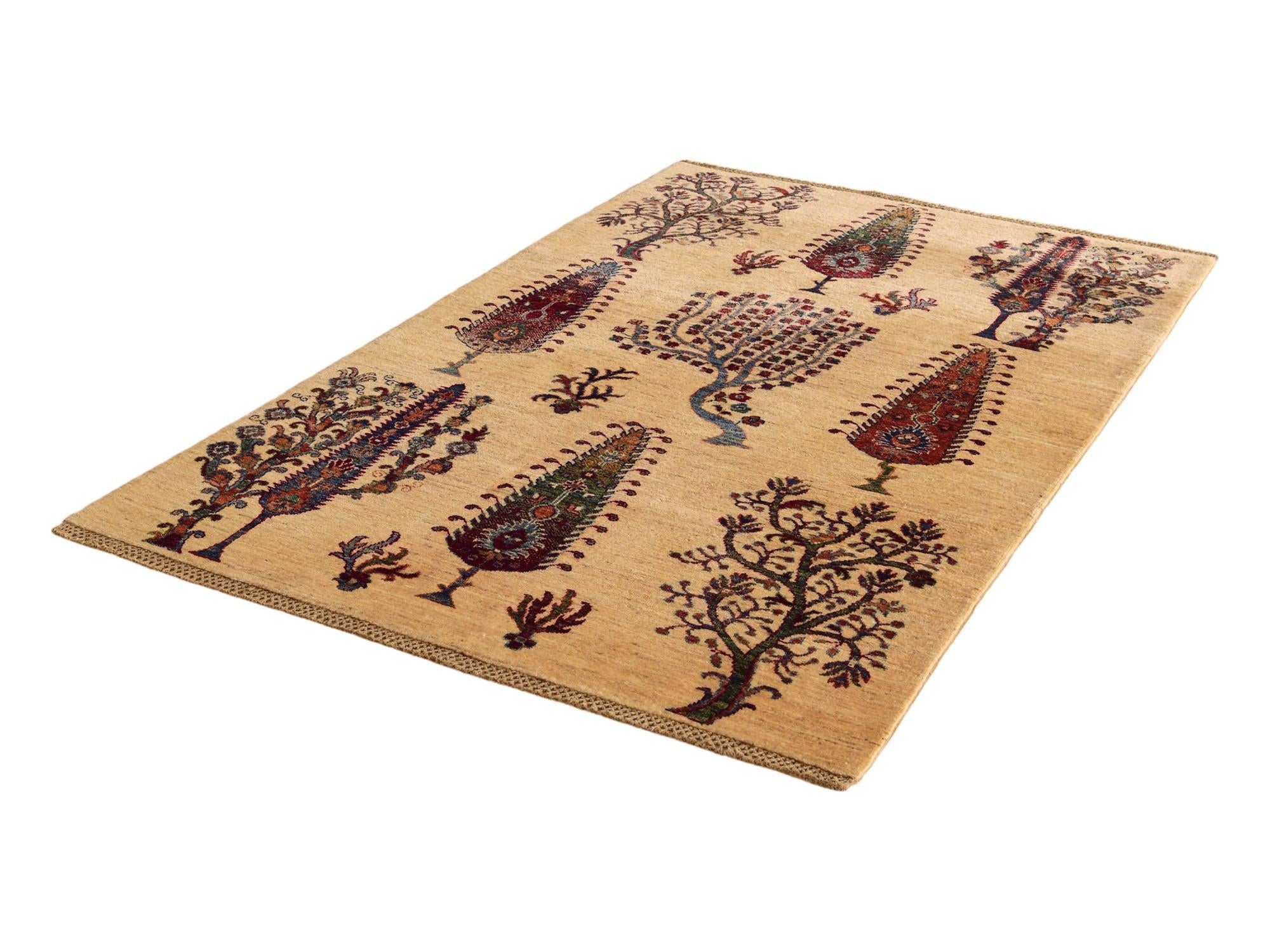 3' 11 x 6' 3 Hand Knotted Ariana Ziegler Rug