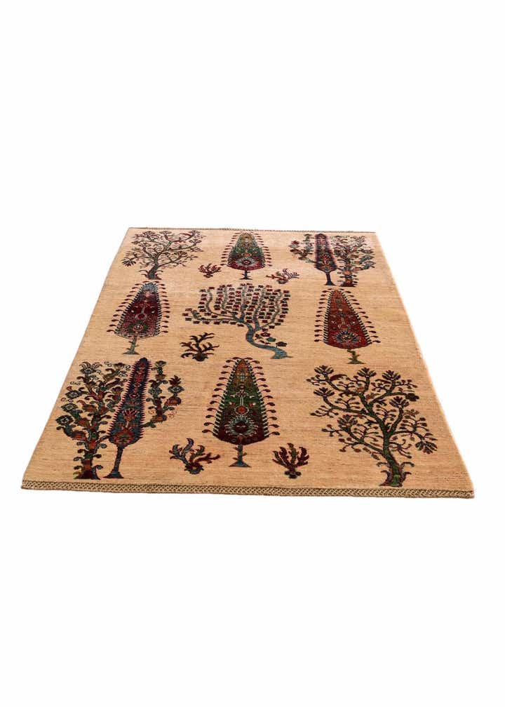 3' 11 x 6' 3 Hand Knotted Ariana Ziegler Rug