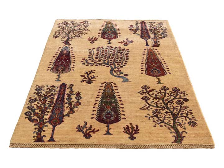 3' 11 x 6' 3 Hand Knotted Ariana Ziegler Rug