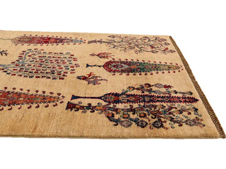 3' 11 x 6' 3 Hand Knotted Ariana Ziegler Rug