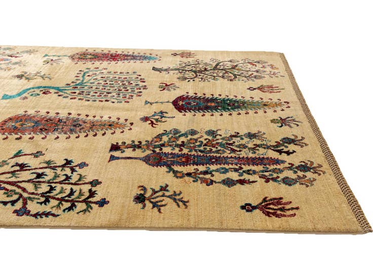 Detail image of 4' 11 x 6' 4 Hand Knotted Ariana Ziegler Rug