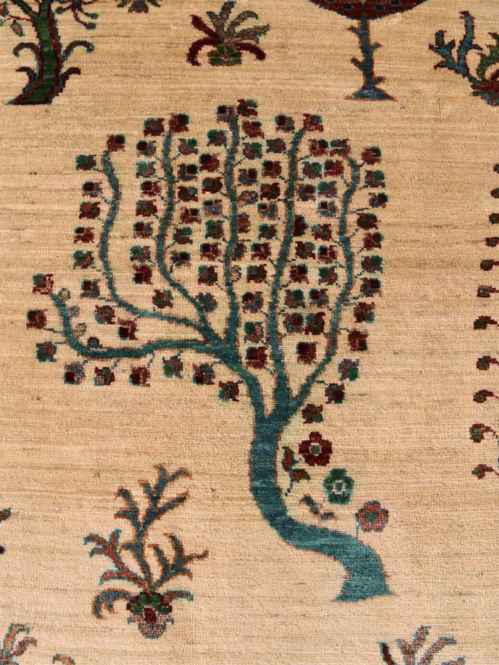4' 11 x 6' 4 Hand Knotted Ariana Ziegler Rug