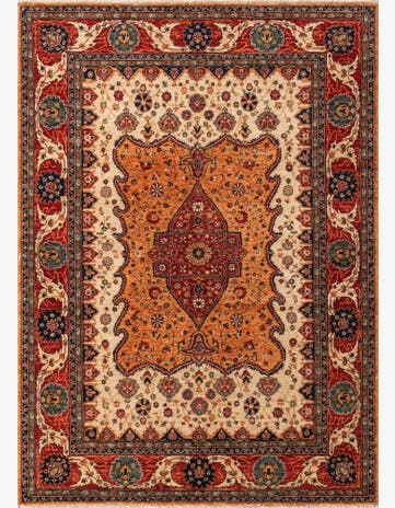 5' 9 x 8' Hand Knotted Ariana Ziegler Rug
