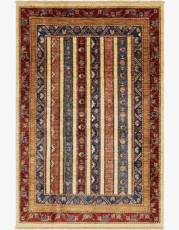 4' 2 x 6' 2 Hand Knotted Ariana Ziegler Rug