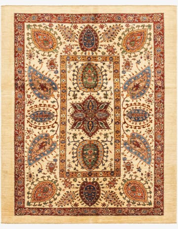 5' 3 x 6' 6 Hand Knotted Ariana Ziegler Rug