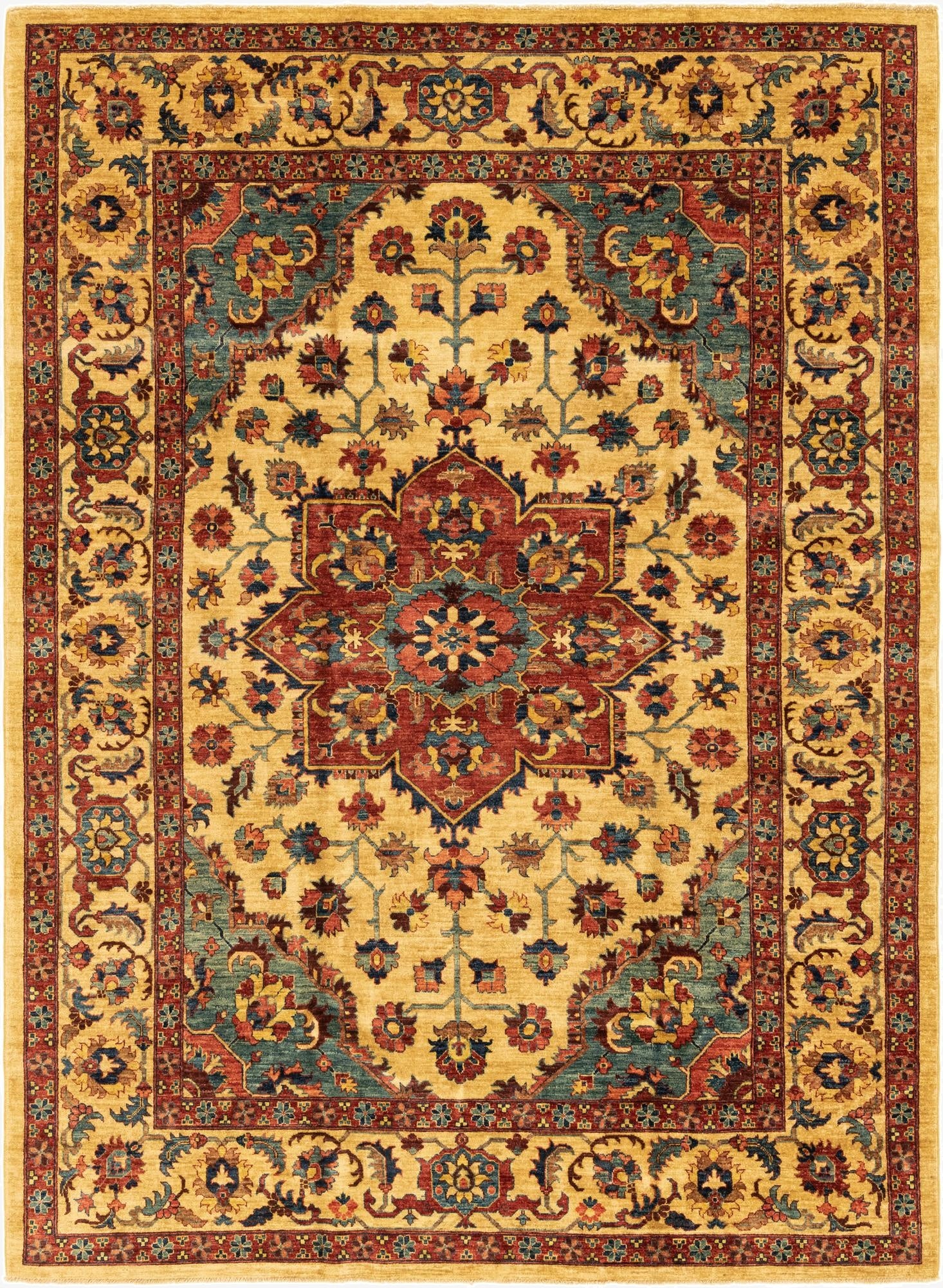 7' 3 x 10'  Hand Knotted Ariana Ziegler Rug