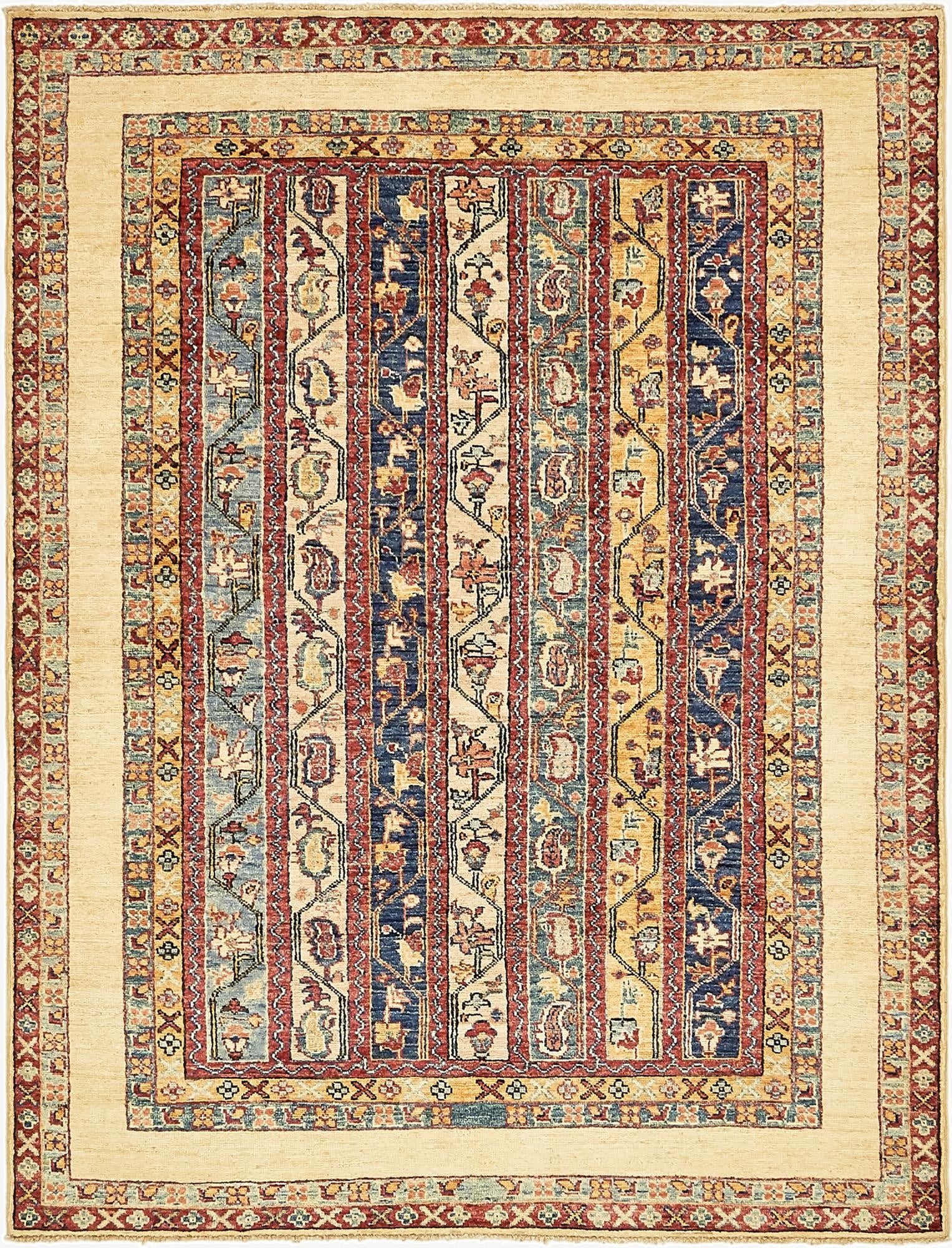 5' x 6' 5  Hand Knotted Ariana Ziegler Rug