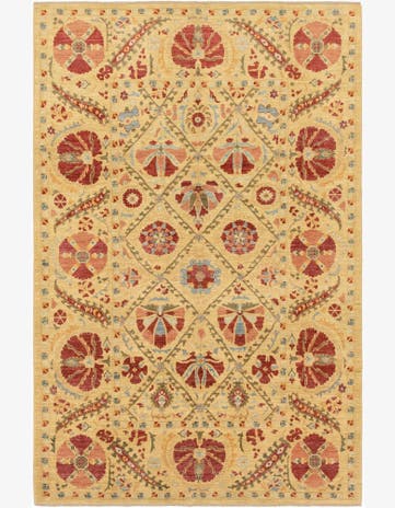 6' 10 x 10' 4 Hand Knotted Ariana Ziegler Oriental Rug