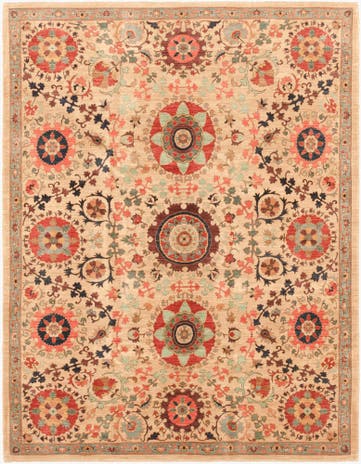 8' 2 x 10' 8 Hand Knotted Ariana Ziegler Rug