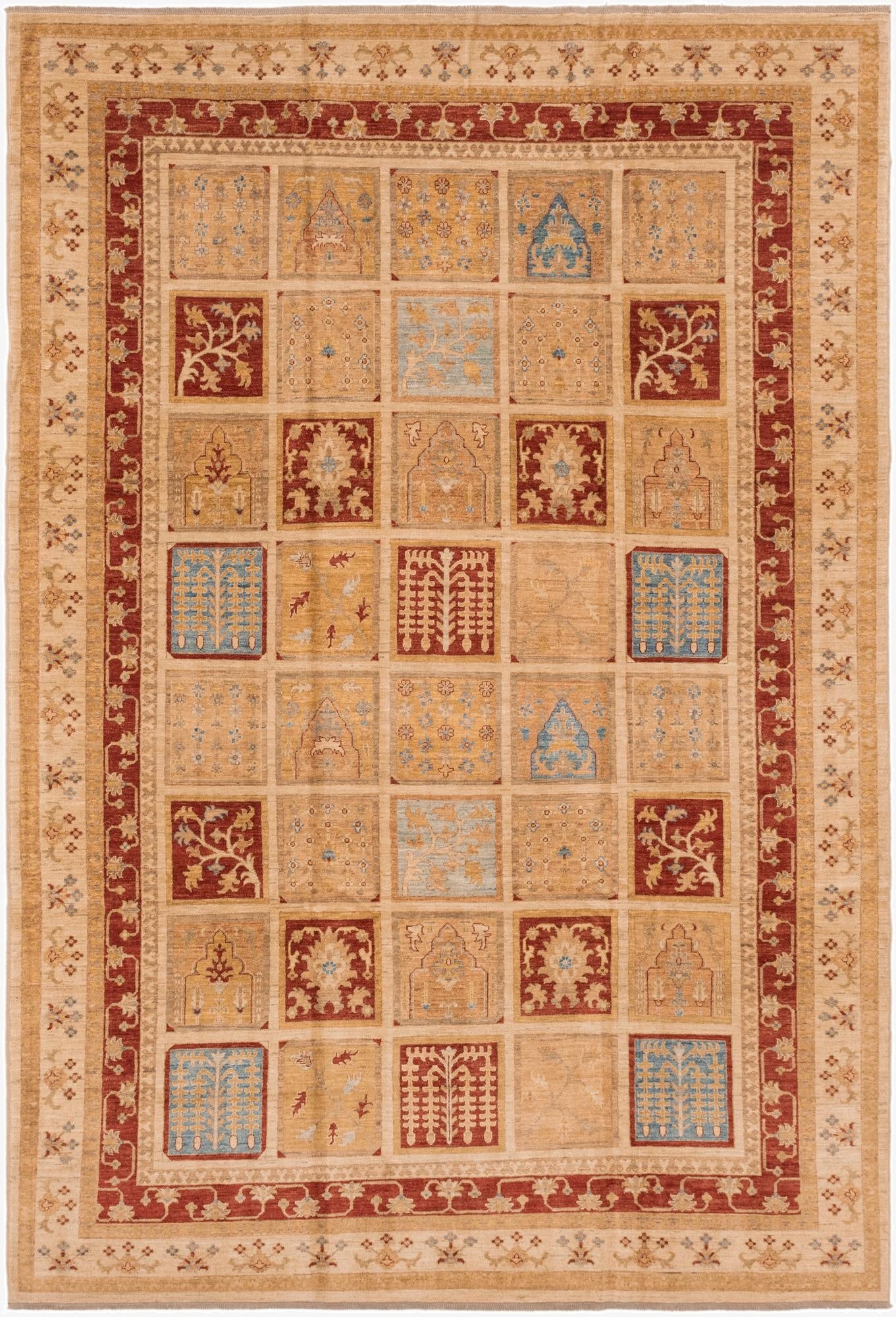8' 3 x 11' 11  Hand Knotted Ariana Ziegler Oriental Rug