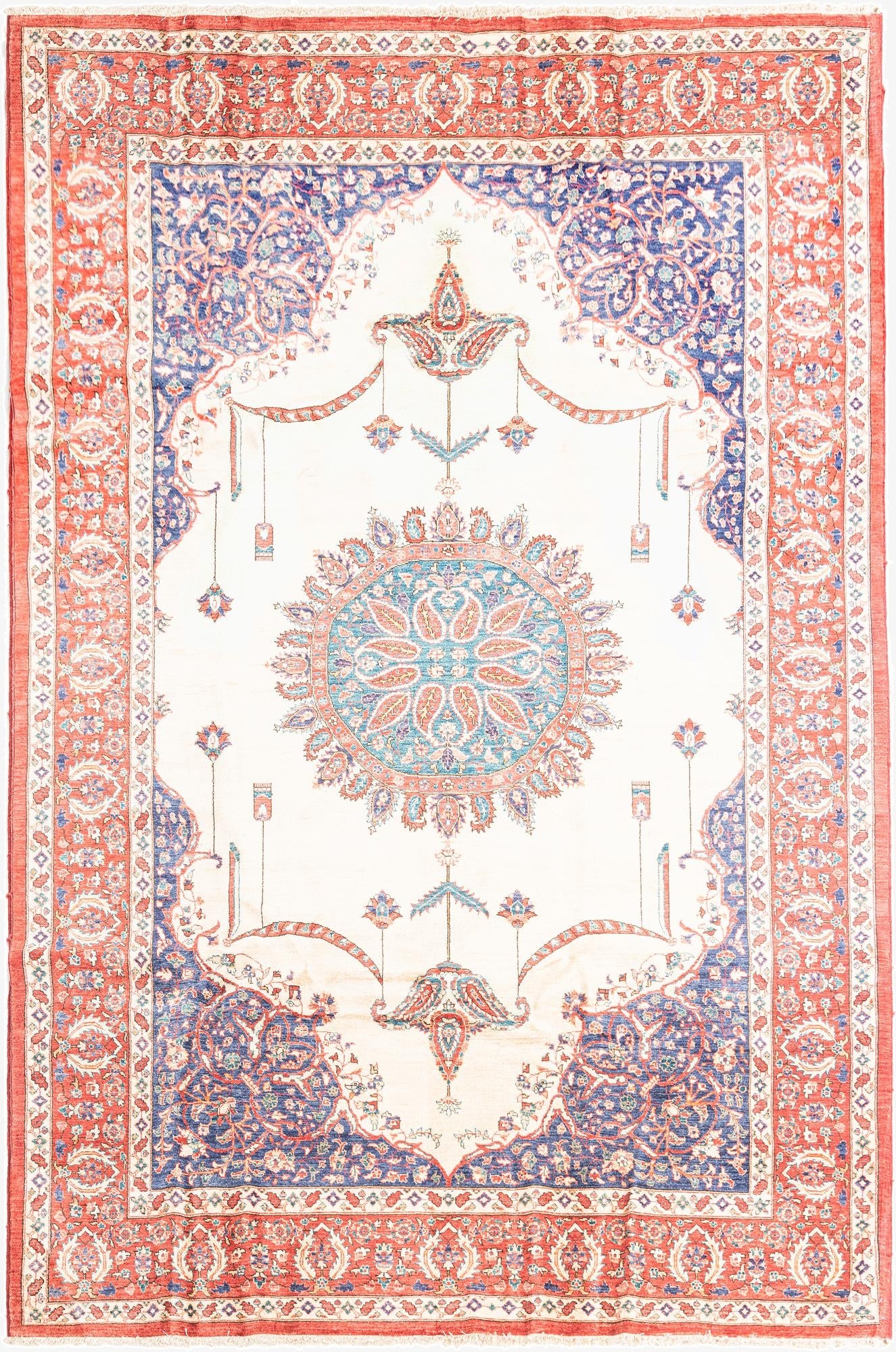 6' 5 x 9' 4  Hand Knotted Ariana Ziegler Oriental Rug