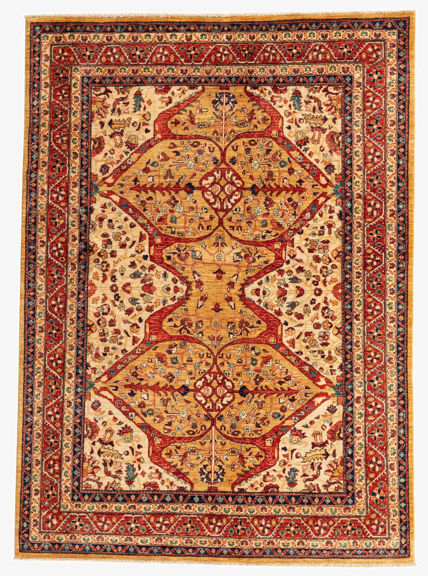 5' 7 x 7' 7  Hand Knotted Ariana Ziegler Oriental Rug