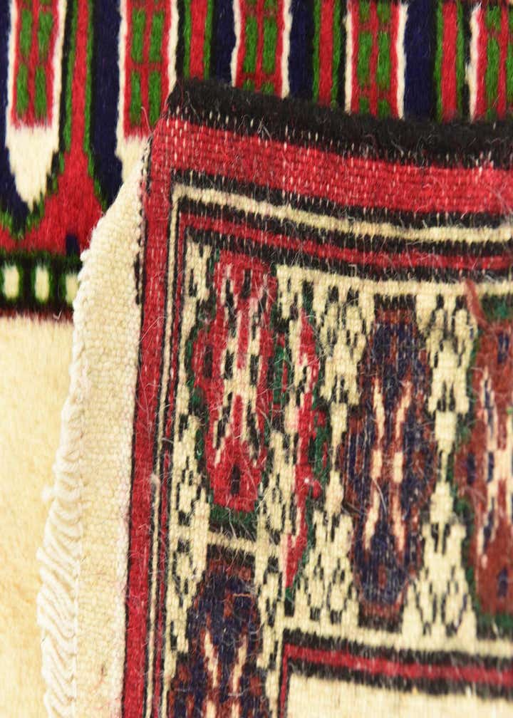 2' 8 x 3' 7 Hand Knotted Balouch Persian Wool Rug