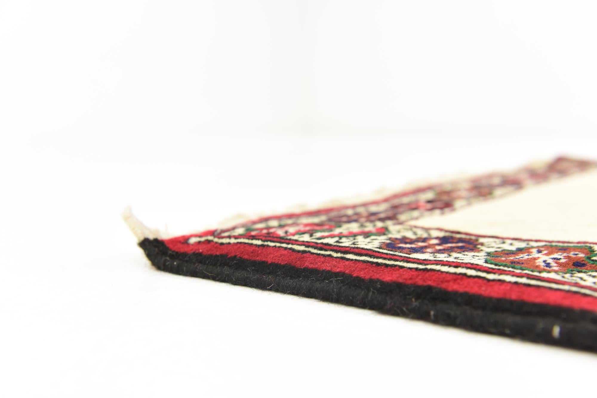 2' 8 x 3' 7 Hand Knotted Balouch Persian Wool Rug