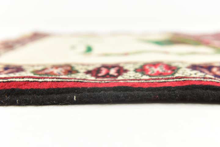 2' 8 x 3' 7 Hand Knotted Balouch Persian Wool Rug