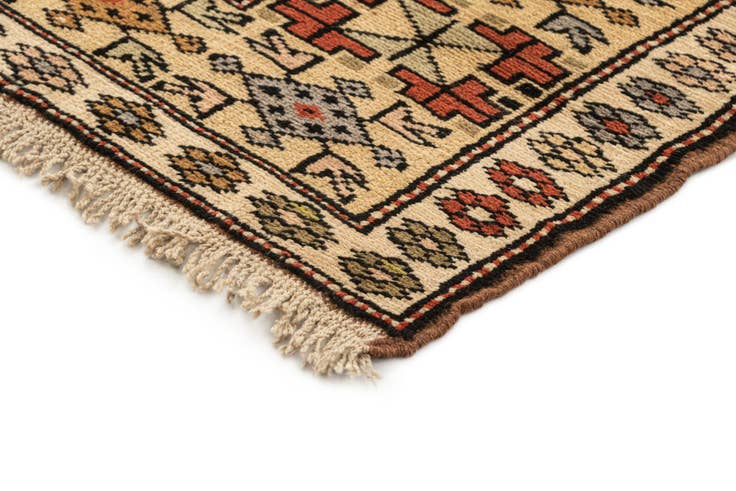 Detail image of 3' x 4' 8 Hand Woven Balouch Wool Rug