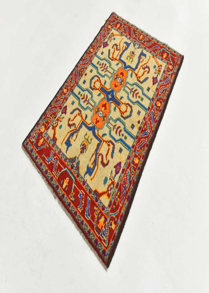 3' 7 x 5' 6 Hand Knotted Balouch Wool Rug