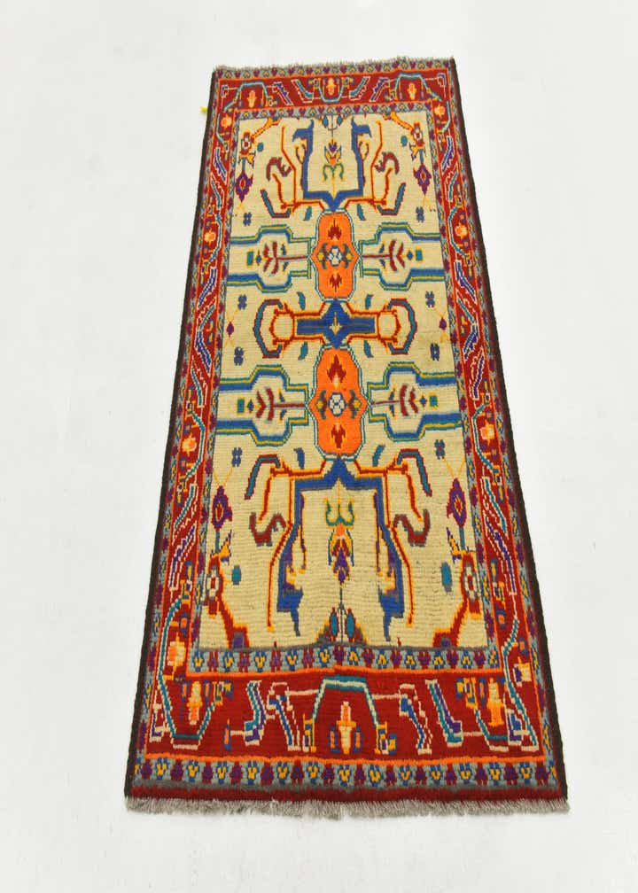 3' 7 x 5' 6 Hand Knotted Balouch Wool Rug