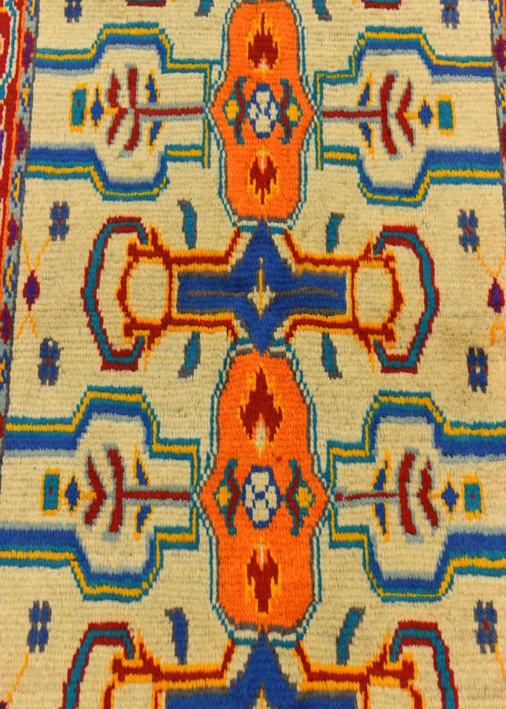 3' 7 x 5' 6 Hand Knotted Balouch Wool Rug