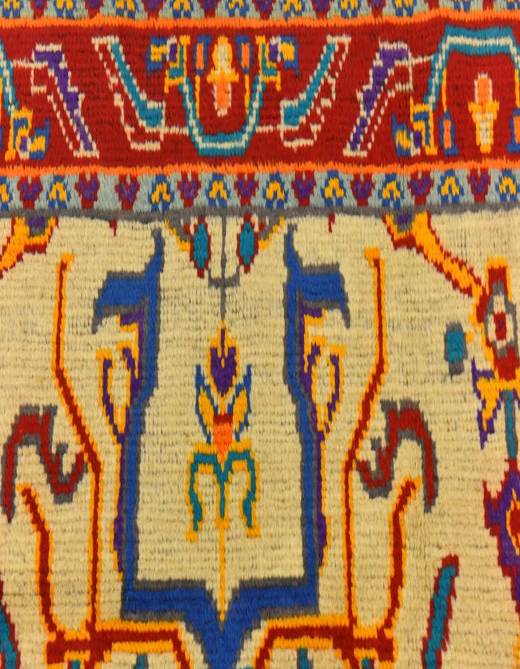 Detail image of 3' 7 x 5' 6 Hand Knotted Balouch Wool Rug