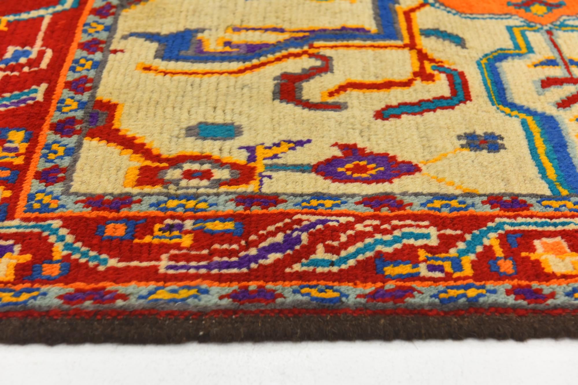 3' 7 x 5' 6 Hand Knotted Balouch Wool Rug