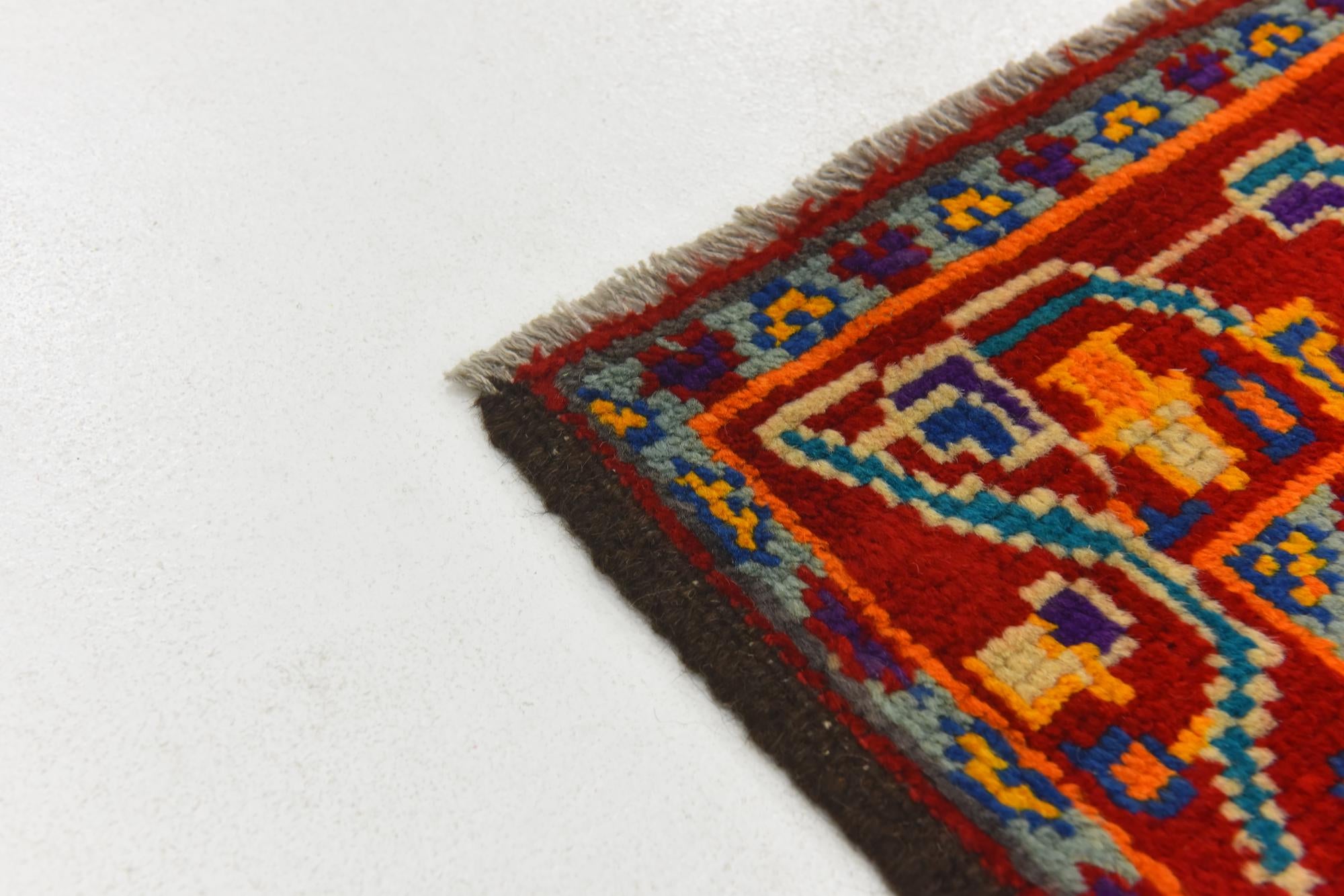 3' 7 x 5' 6 Hand Knotted Balouch Wool Rug
