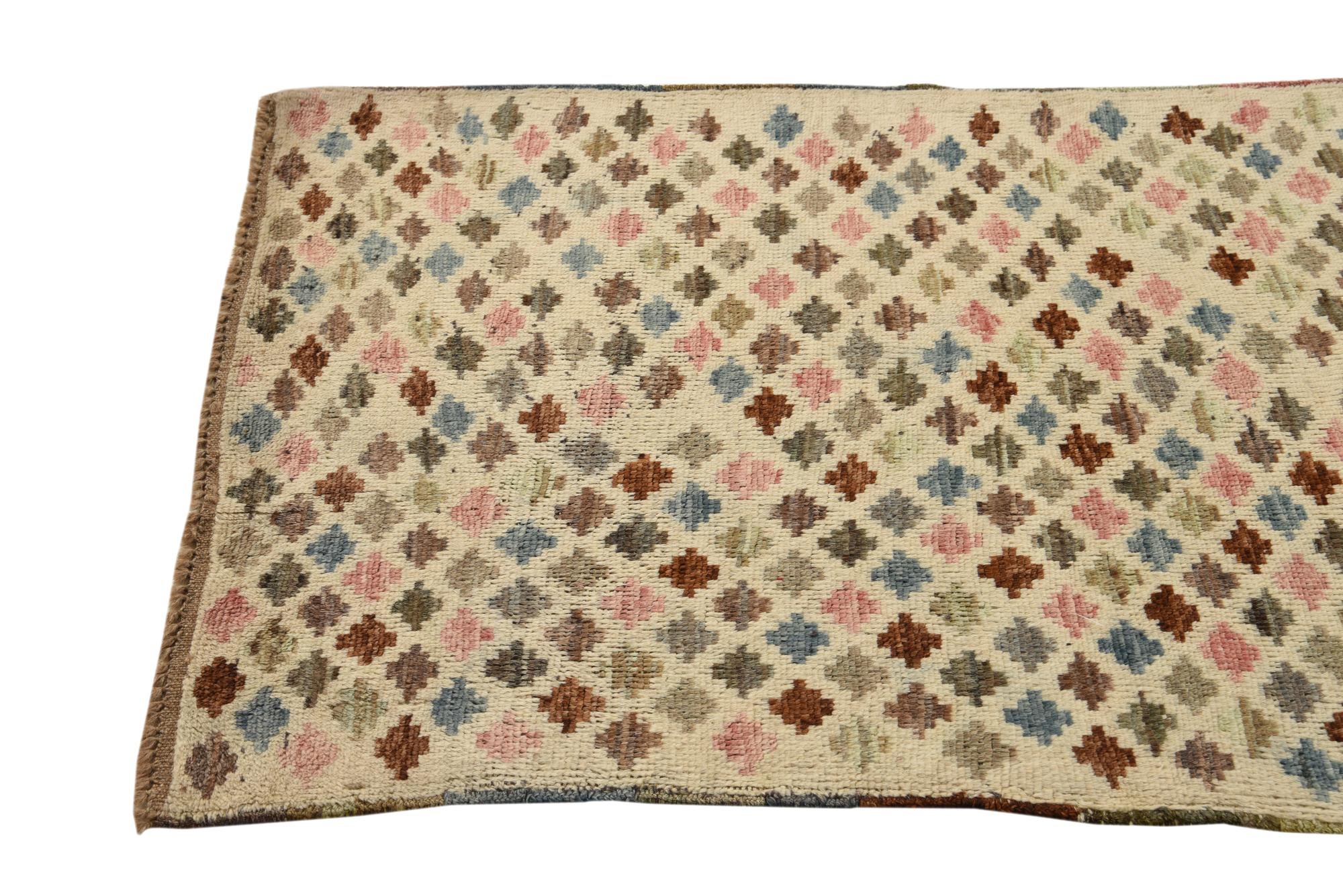 2' 10 x 4' 7 Hand Knotted Balouch Wool Rug