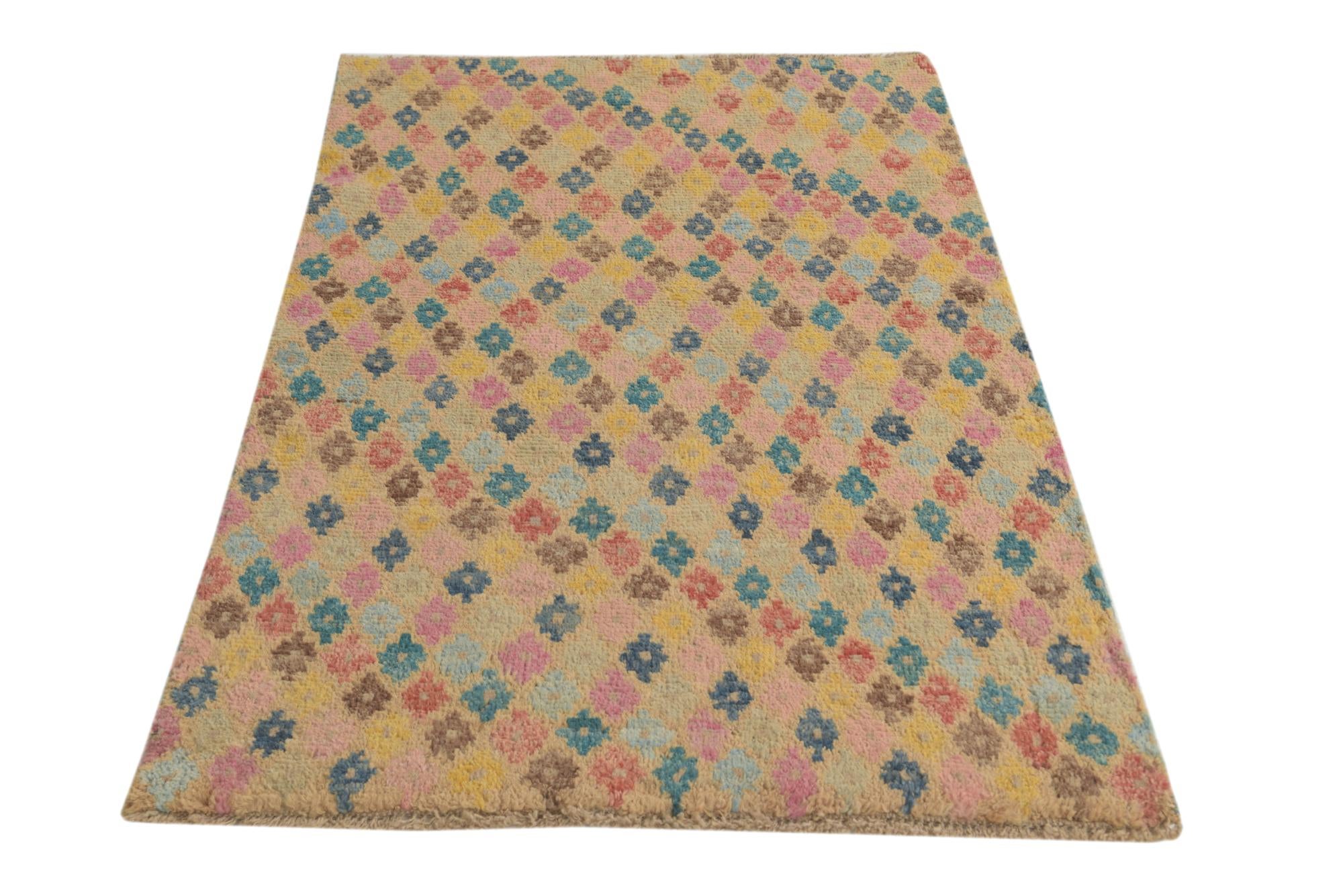 3' 1 x 5' Hand Knotted Balouch Wool Rug