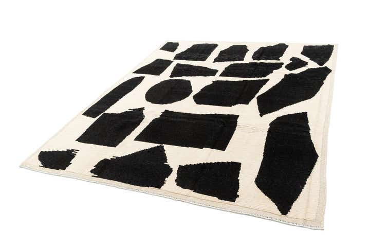 8' 2 x 10' 4 Hand Knotted Beni Marok Rug