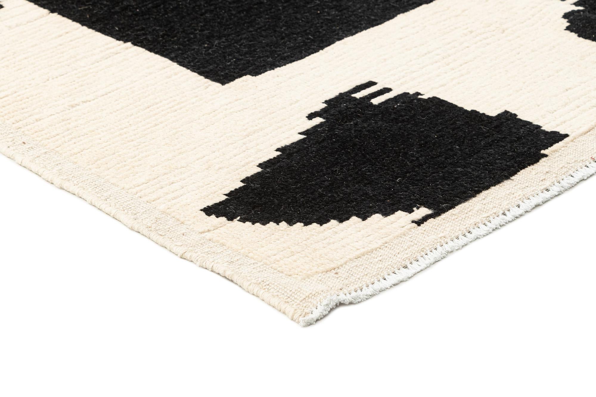 8' 2 x 10' 4 Hand Knotted Beni Marok Rug