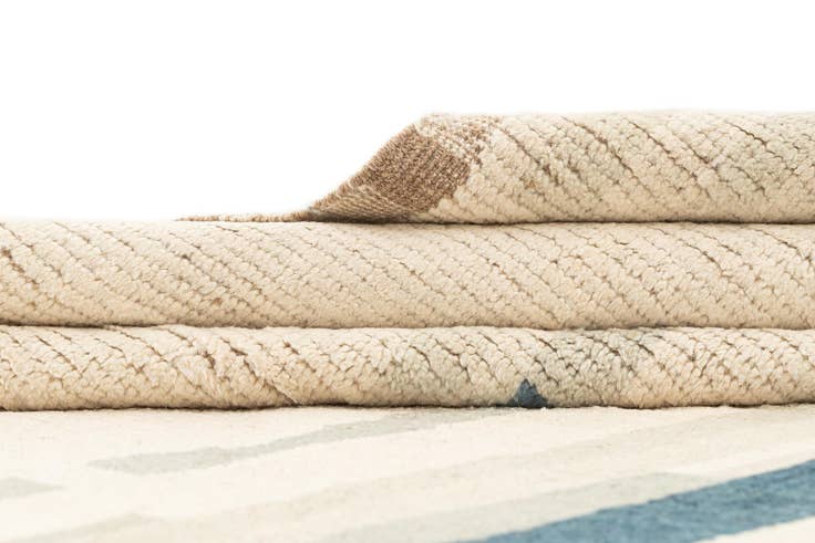 Detail image of 8' 9 x 12' 7 Hand Knotted Beni Marok Rug