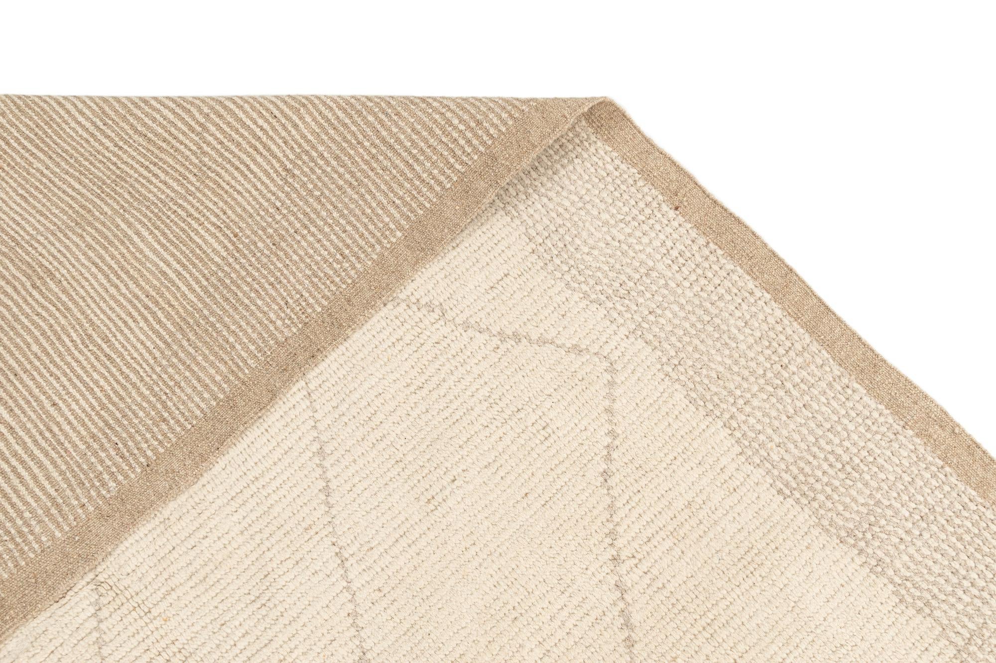 10' 2 x 14' 3 Hand Knotted Beni Marok Rug