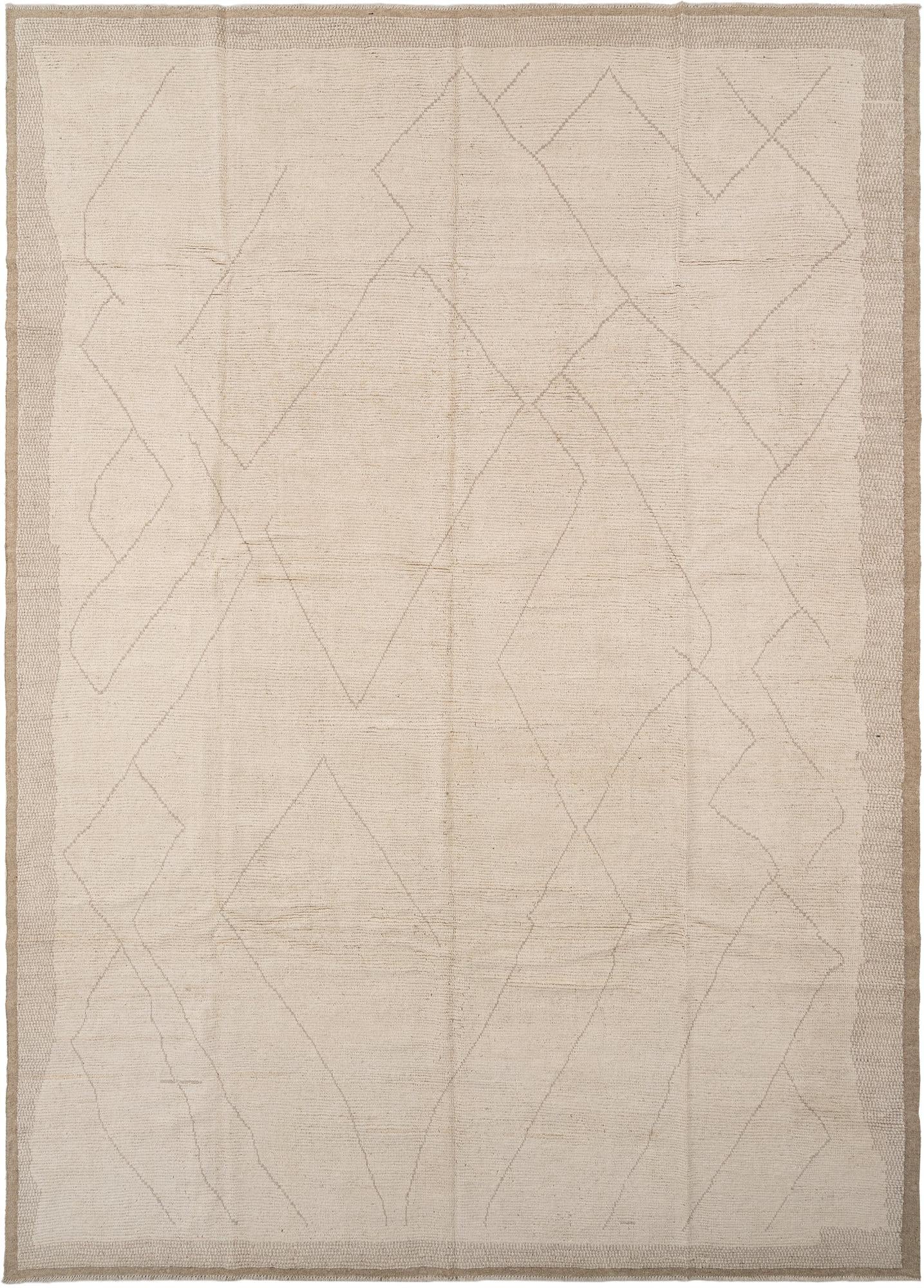 10' 2 x 14' 3 Hand Knotted Beni Marok Rug