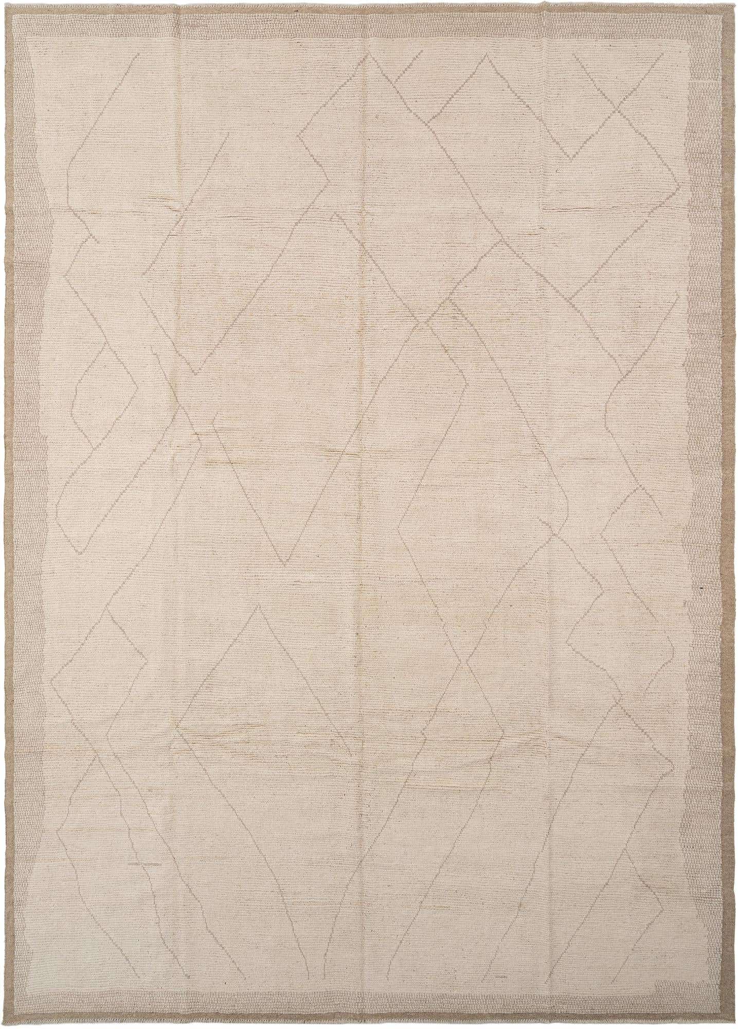 10' 2 x 14' 3 Hand Knotted Beni Marok Rug